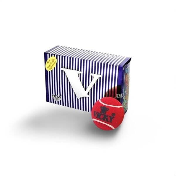 Vicky Maroon Tennis/Cricket Ball Heavy Multipurposeful Design & Durable Rubber Built Ideally Designed for Sports Enthusiasts or Trainees- Pack of 6