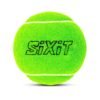 Sppartos Sixit Lite Cricket Tennis Balls – Pack of 6 | Green Color | Standard Size | Durable Rubber for Practice & Casual Play | Lightweight | Ideal for Adults