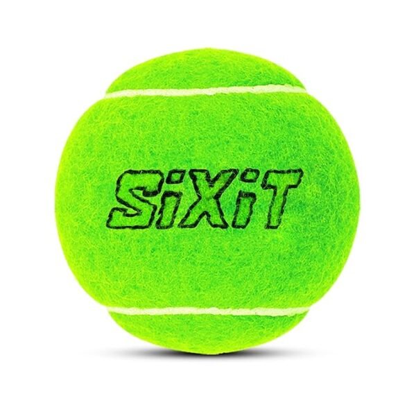 Sppartos Sixit Lite Cricket Tennis Balls – Pack of 6 | Green Color | Standard Size | Durable Rubber for Practice & Casual Play | Lightweight | Ideal for Adults