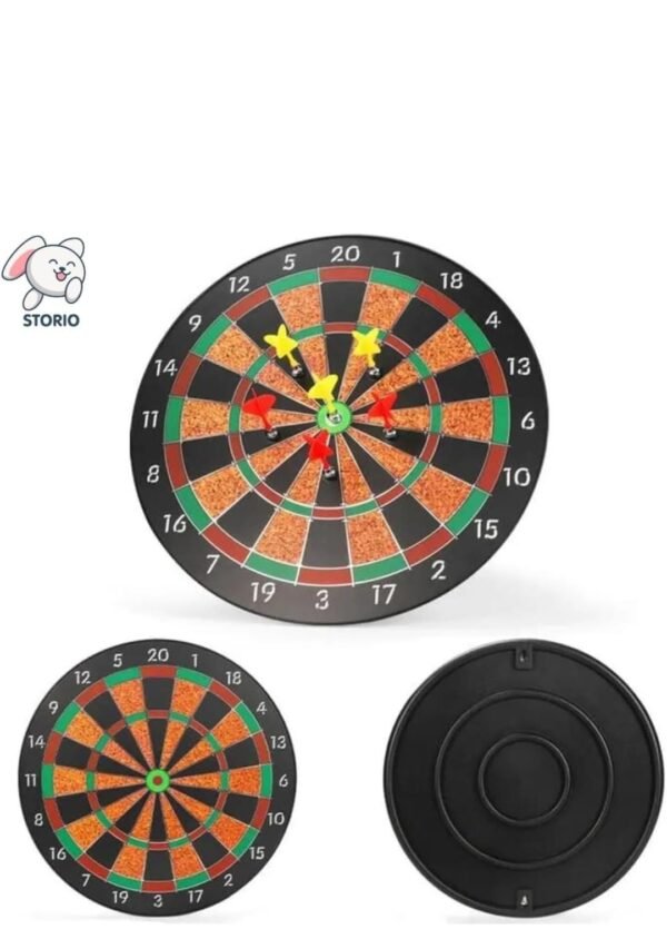 Storio Premium Magnetic Dart Board with 4 Darts - Fun Indoor and Outdoor Dart Game Set Toys for All Ages Kids, Boys and Girls - 15 Inch #1 Best Seller in Target Games & Darts