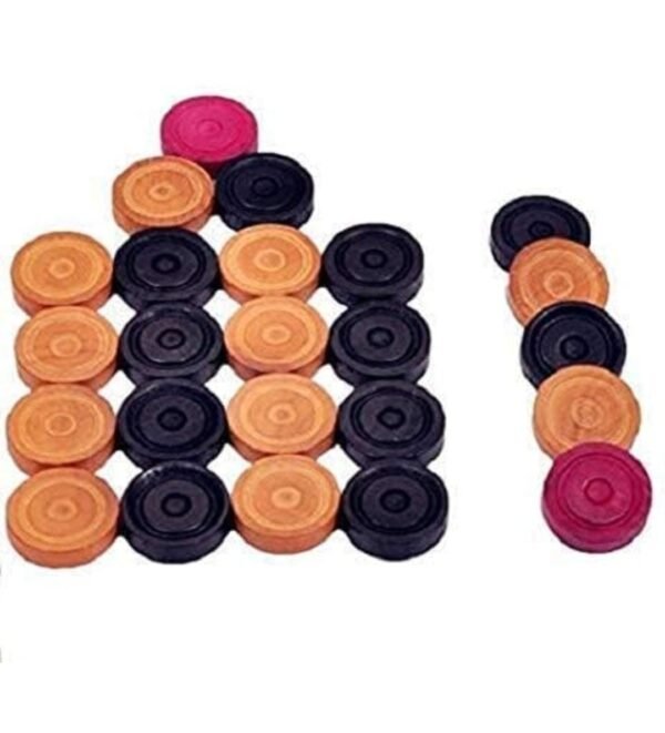 Superior Matte Finish Practice Carrom Board for Serious Professional Practice with Coins Striker and Powder Black New(32 inch Carrom TS-2)