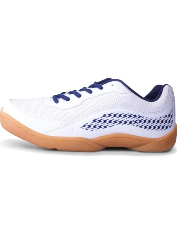 Nivia Flash 2.0 Badminton Shoes for Men | Your Go-to Shoe for Pickleball, Padel, and All Court Sports | Badminton Sports Shoes | (Blue/White/Sky Blue)