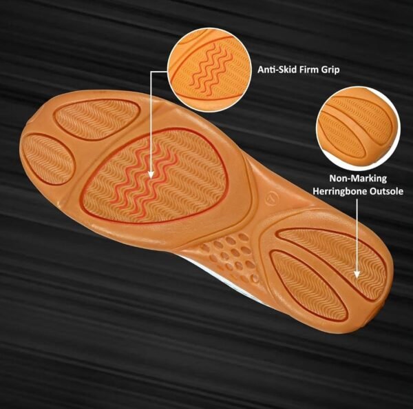 Nivia Flash 2.0 Badminton Shoes for Men | Your Go-to Shoe for Pickleball, Padel, and All Court Sports | Badminton Sports Shoes | (Blue/White/Sky Blue)