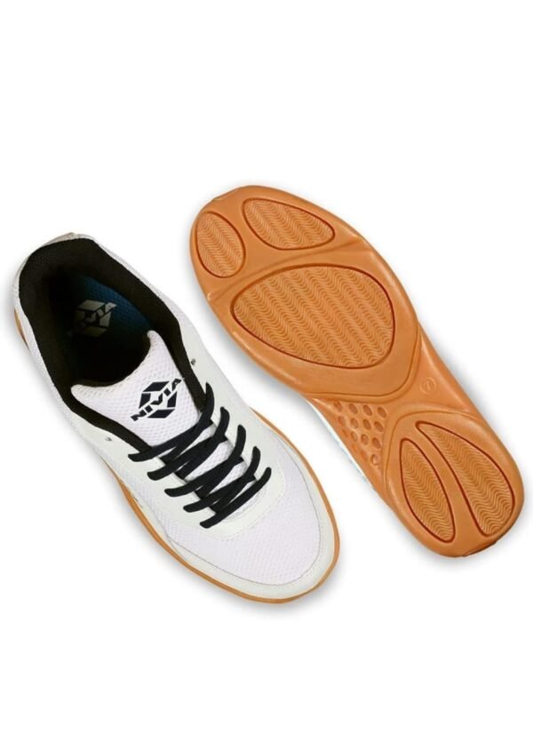 Nivia Flash 2.0 Badminton Shoes for Men | Your Go-to Shoe for Pickleball, Padel, and All Court Sports | Badminton Sports Shoes | (Blue/White/Sky Blue)