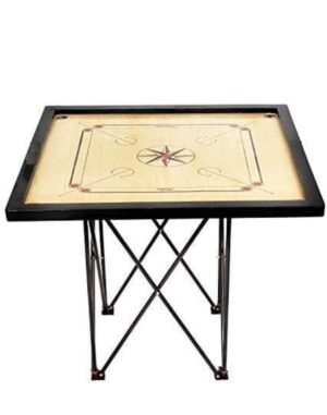 KNG SPORTS I Foldable Height Adjustable Carrom Stand Professional Easy Fold Hydraulic Quality for Carom Board